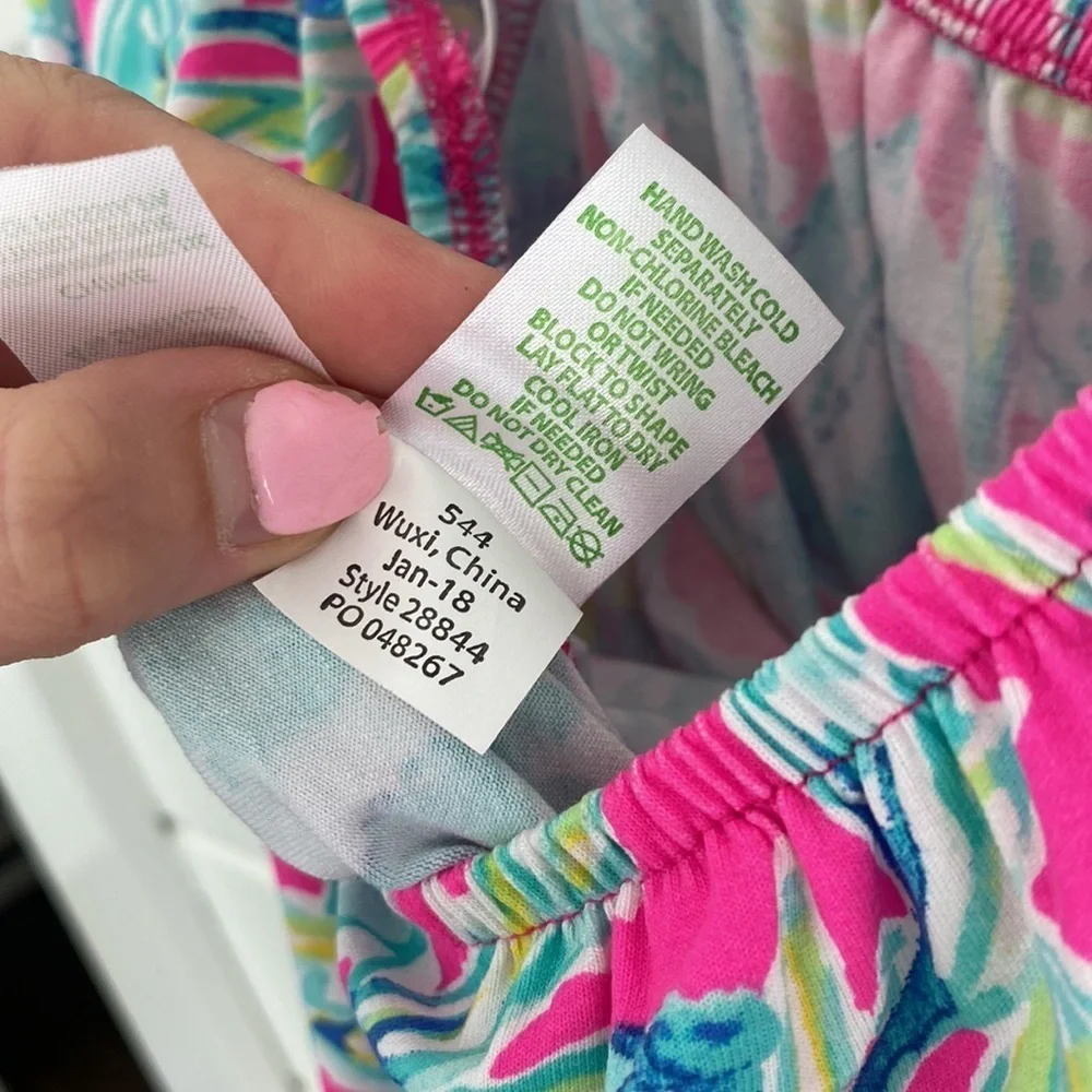 Lilly Pulitzer | Off the Shoulder Preppy Dress | Excellent Condition - Picture 8 of 9